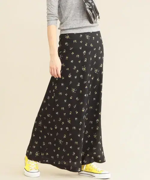 beauty&youth floral long skirt